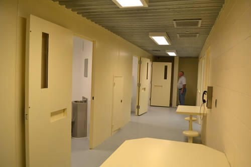 Jail hallway