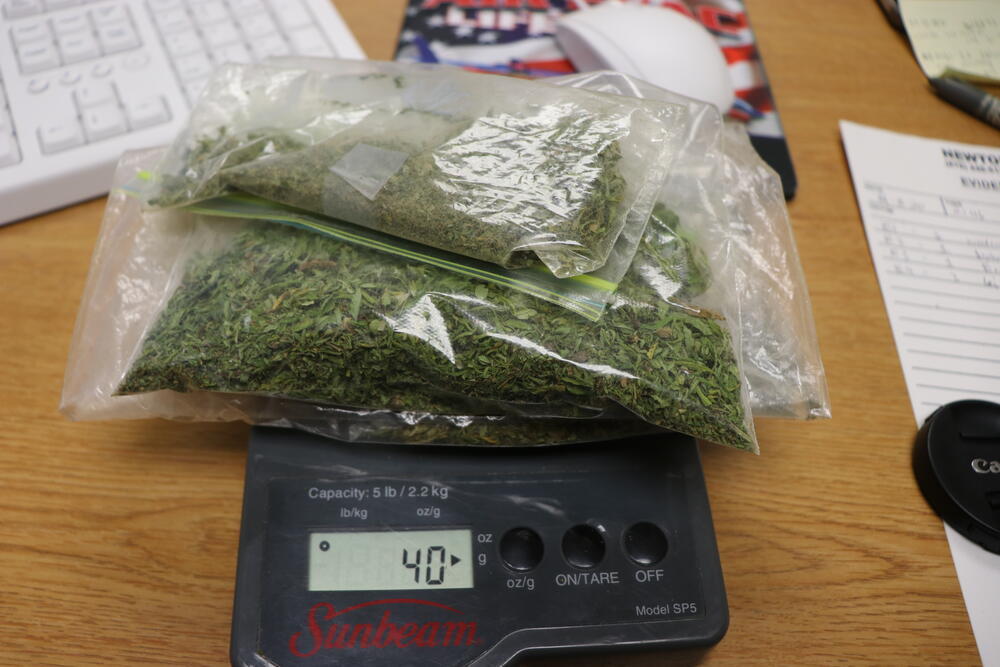Seizure of 40 grams of Marijuana
